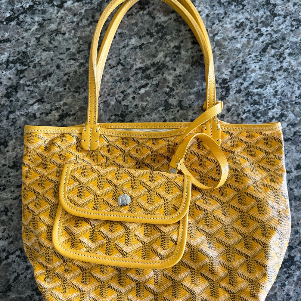 Goyard Yellow Tote Bag